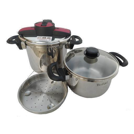 زودپز دوقلو کلیپسی روگازی برند تفال ۵+۷لیتری